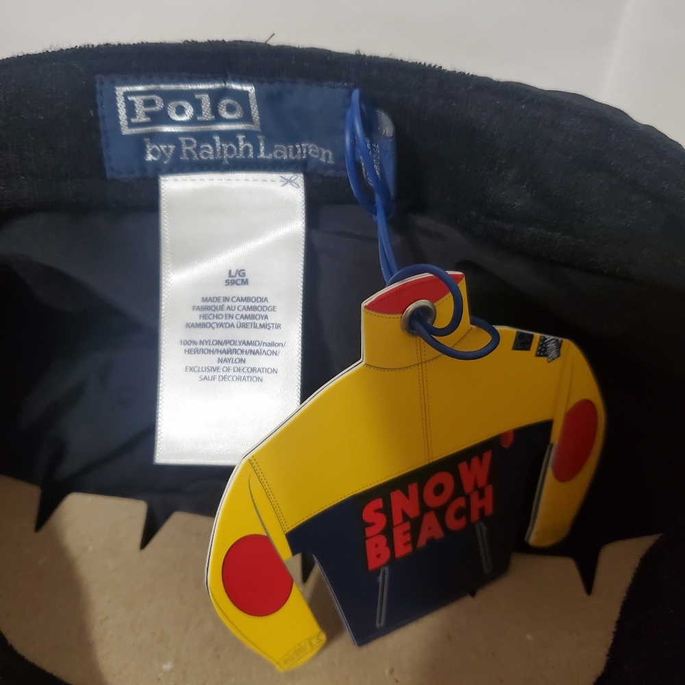 SOLD. Polo Ralph Lauren Snow Beach Cold Wave Hat - Picture 5 of 9
